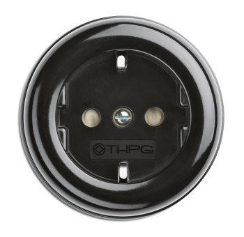 Surface mounted outlet, bakelite