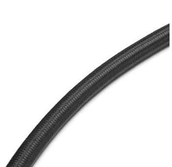  Textile cable black 5x2,5 mm², 1m