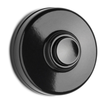  Bakelite doorbell, black Bakelite doorbell, black