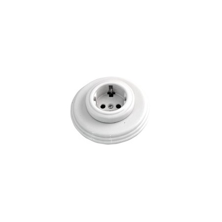 Outlet porcelain white