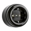 Surface mounted outlet, bakelite