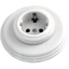 Outlet porcelain white